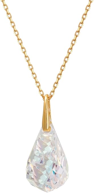 S.Leaf Cubic Zirconia Necklaces 925 Sterling Silver Necklace 14k Gold Necklace