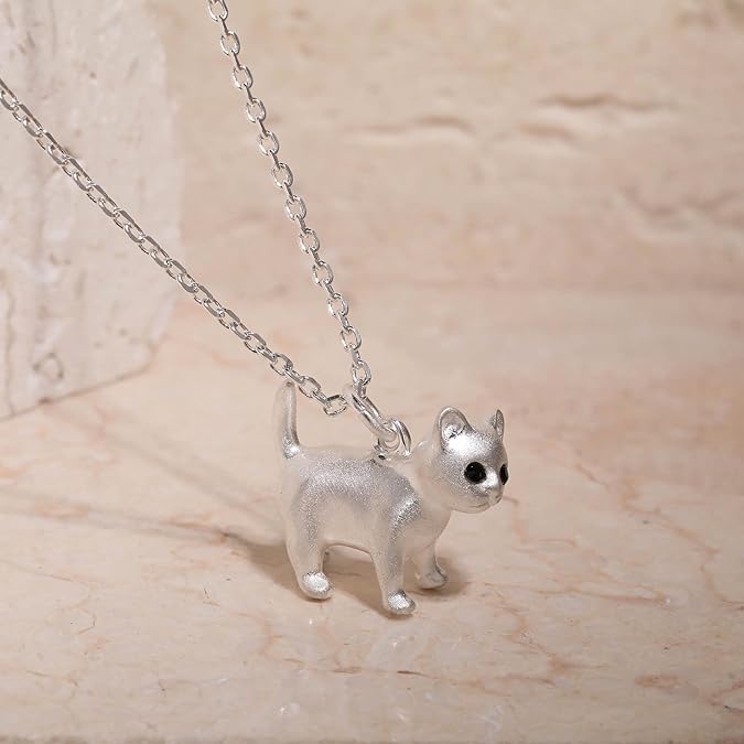 Cat Lover's Necklace - Cat Pendant for Women, Birthday Gifts for Her & Friends