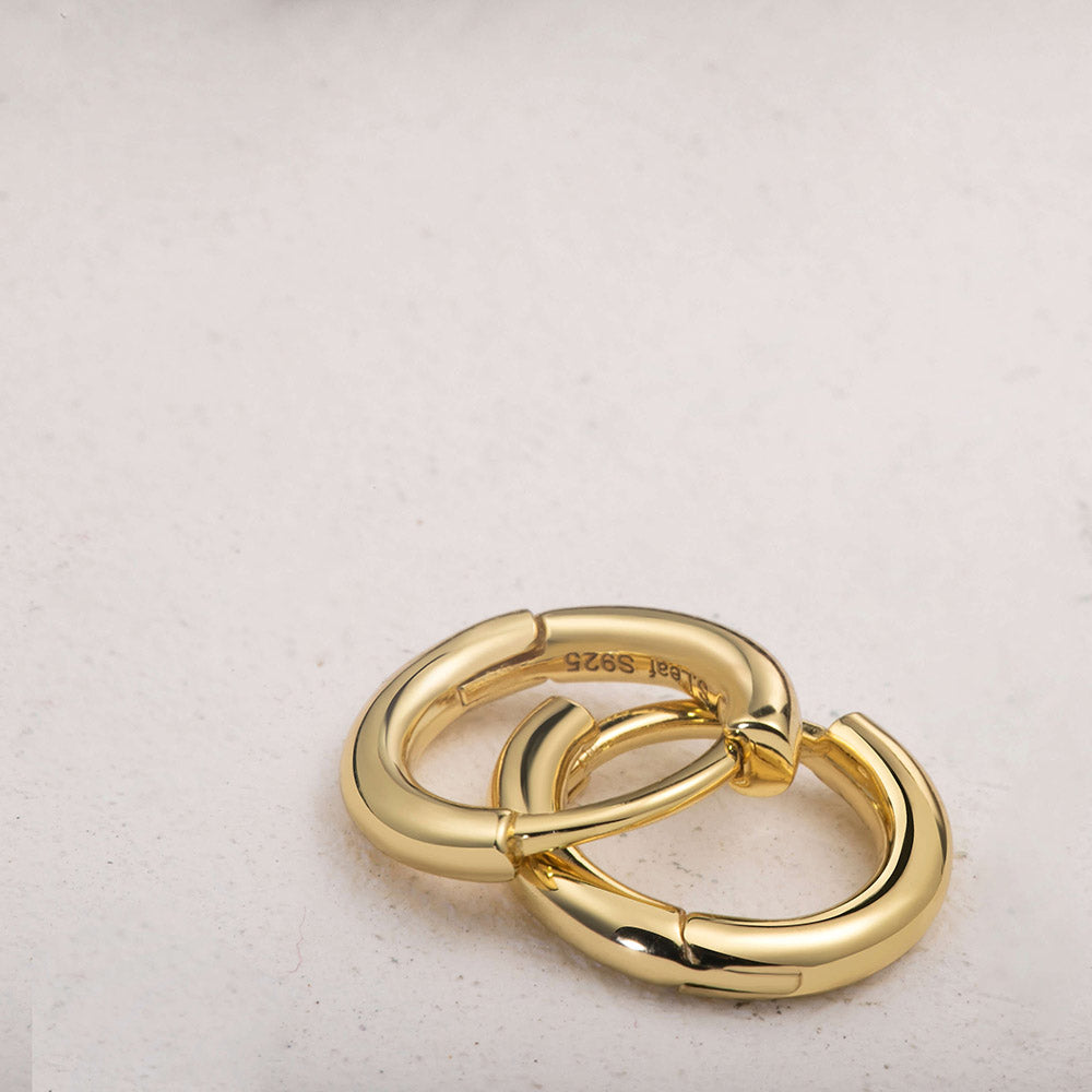 14k gold plated mini huggie hoops gift ideas