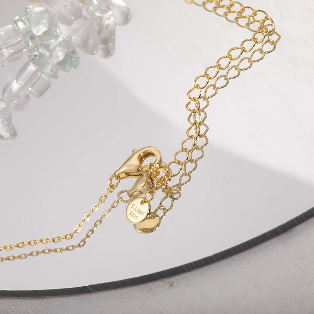 Cubic Zirconia Snowflake Necklace thanksgiving gifts for her