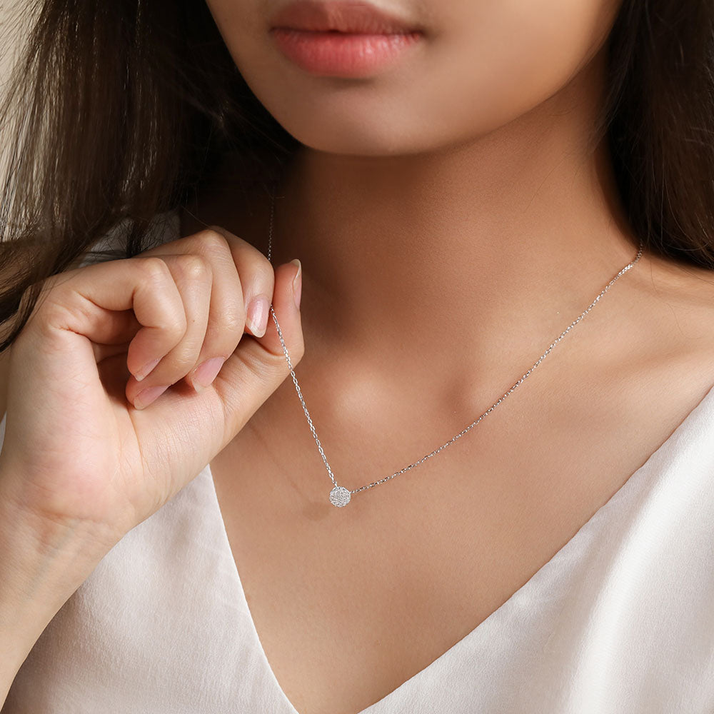 dainty necklace sterling silver